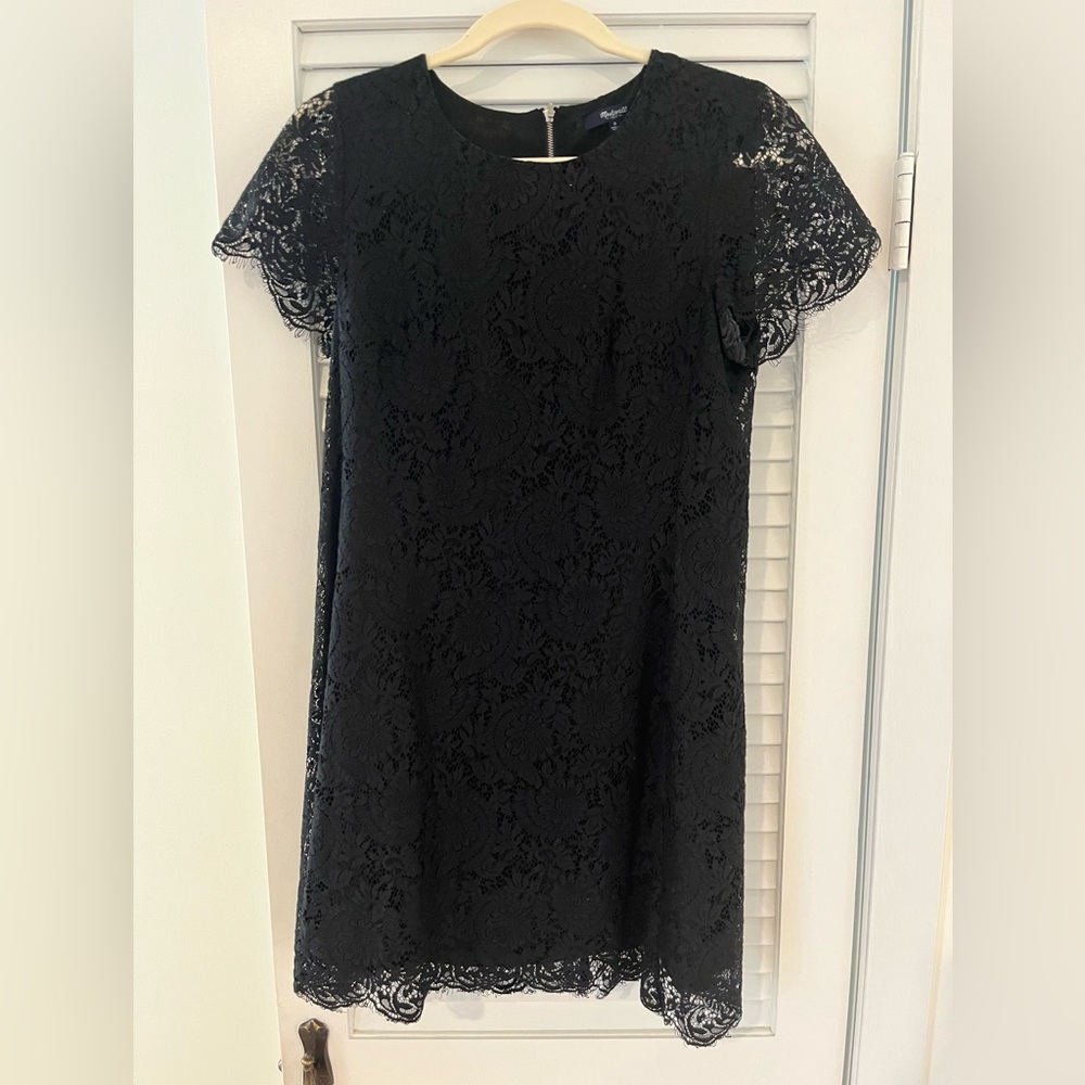 Madewell Black Lace Dress